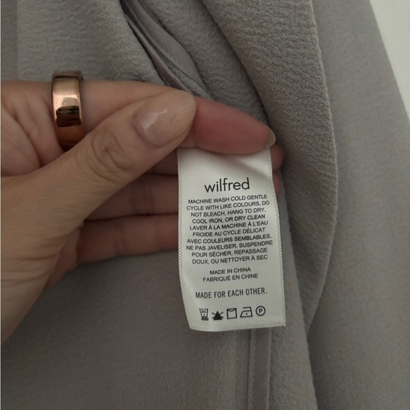 Wilfred crepe chevalier open blazer jacket - Picture 4 of 5